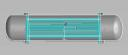 Tubesheet and bundle in UHX model